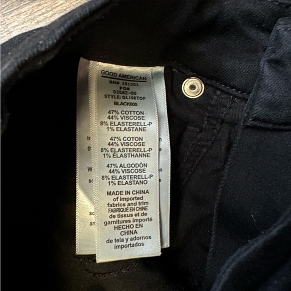 Good American Good Legs Jeans Size 0 - Picture 5 of 5